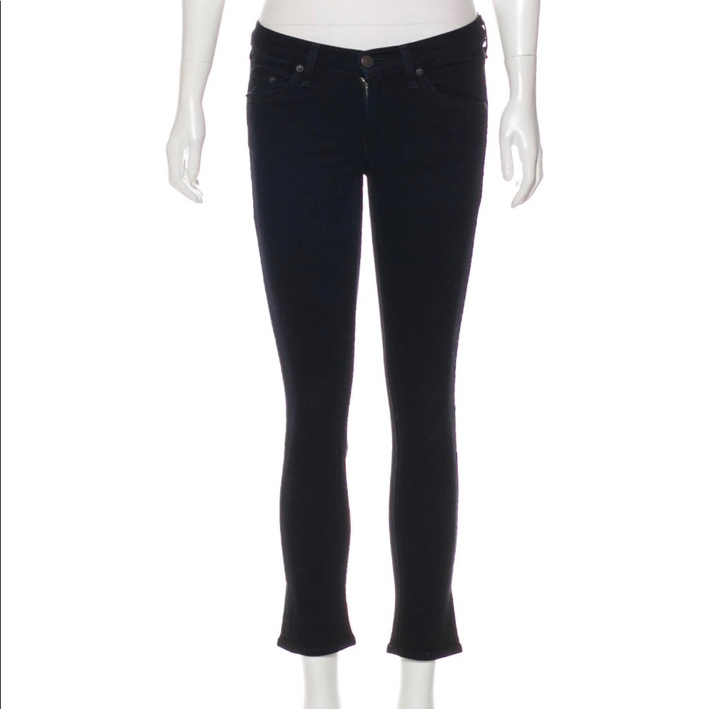 Black Rag & Bone mid-rise skinny jeans